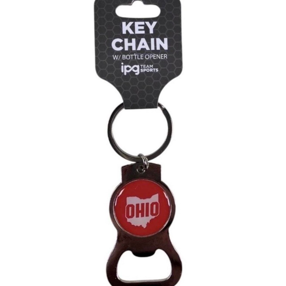 Ohio State Buckeyes Merch Gift Keychain bottle opener